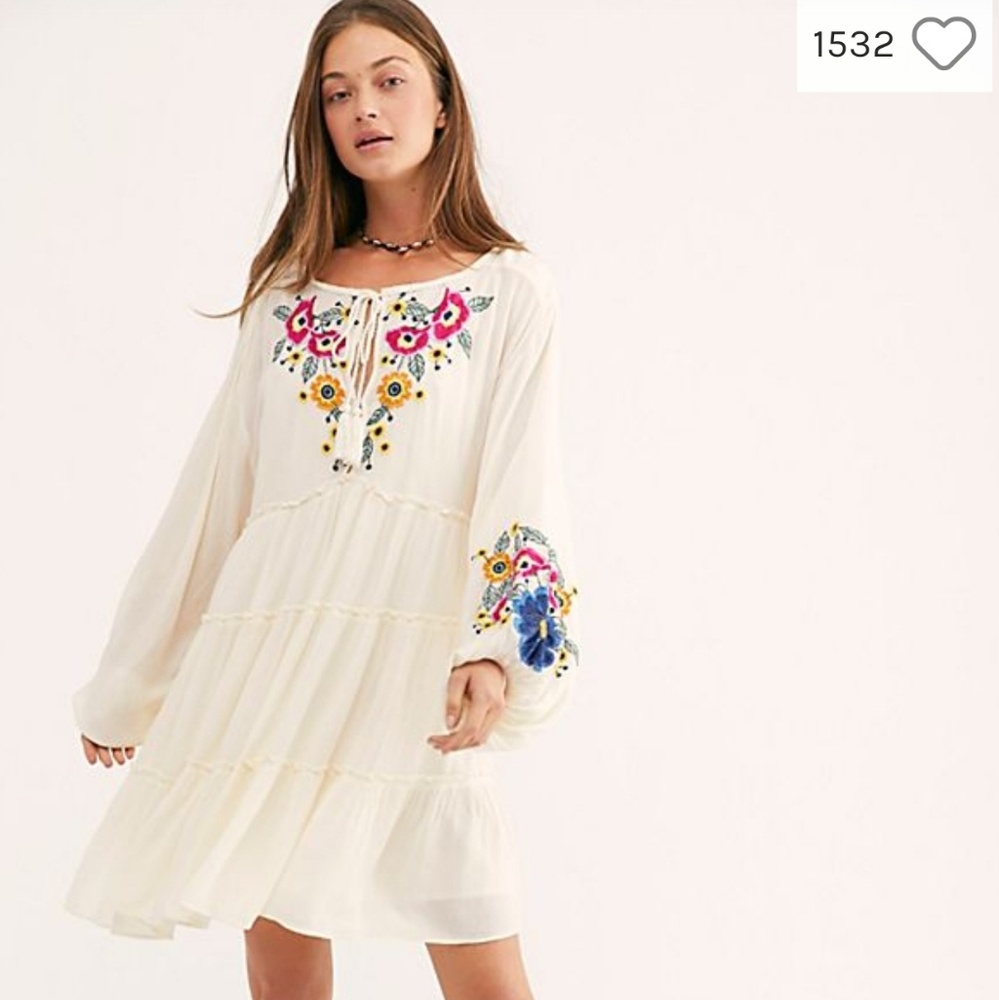 FP Spell On You Embroidered Dress